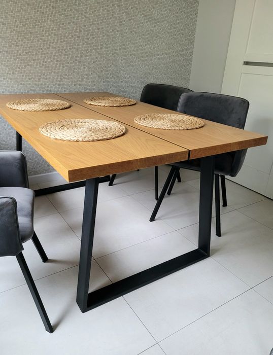 Duży STÓŁ loftowy rozkładany 160cm x 95cm x 75cm LOFT