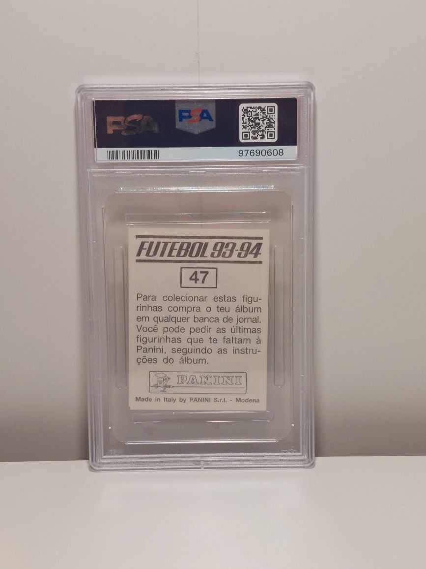 Luís Figo 1993 Panini Futebol PSA 5 - Muito Raro