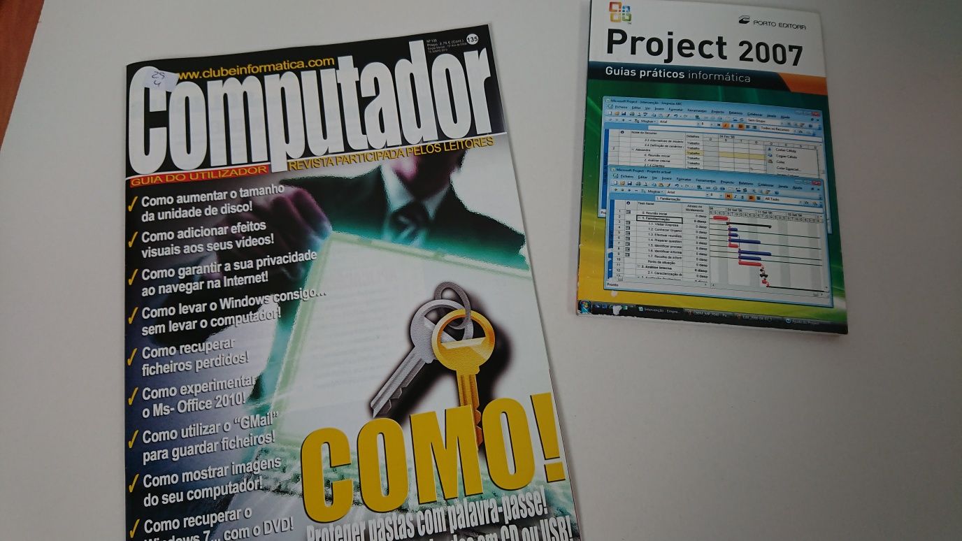 Office Project e revista Computador