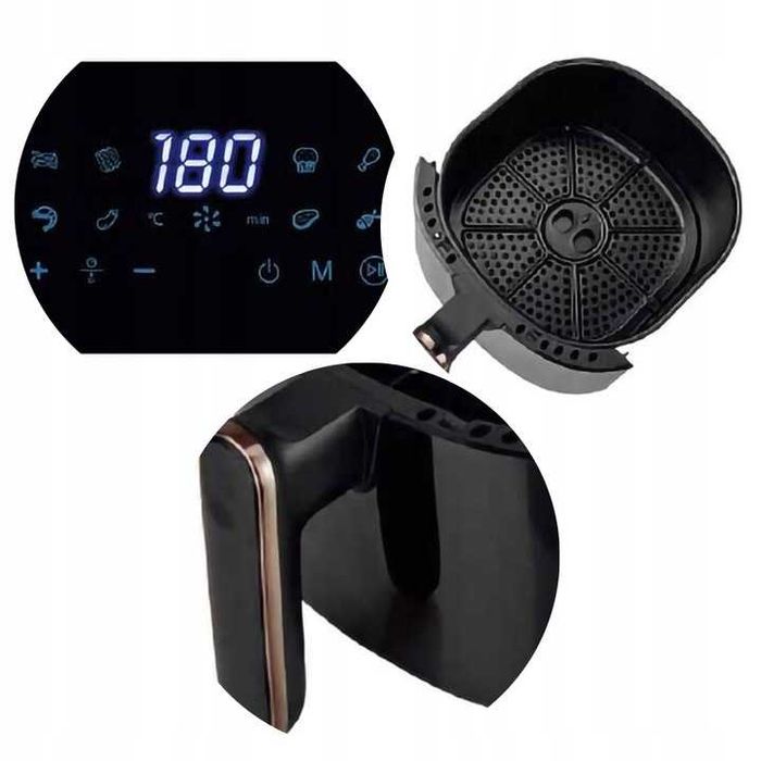 Frytkownica beztłuszczowa Air fryer Hoffer 3.8L 1400W OUTLET
