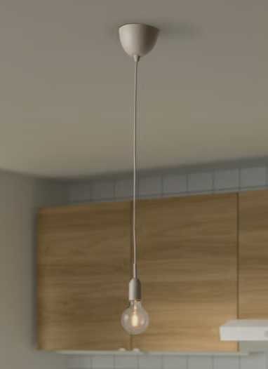DOIS Candeeiros suspensos p/lâmpada, IKEA