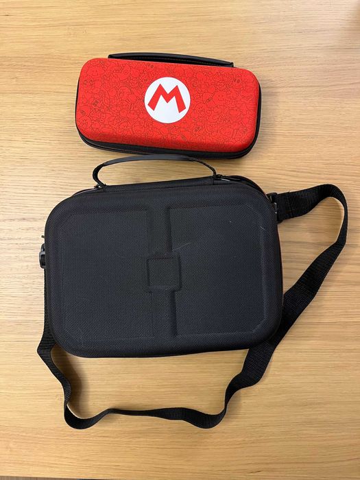 Nintendo Switch V1 HAC-001 + 2× para Joy-Con + Dock + microSD 256 GB