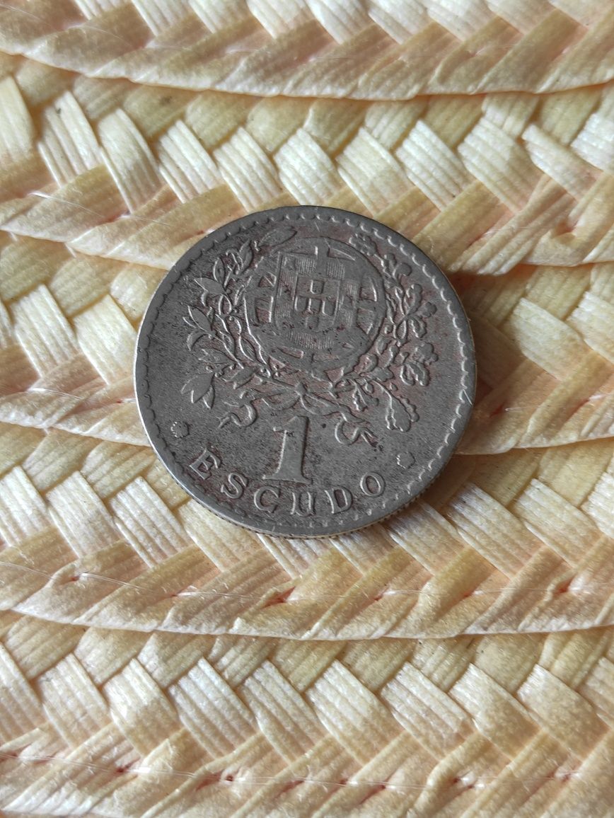 Várias moedas euros e escudos