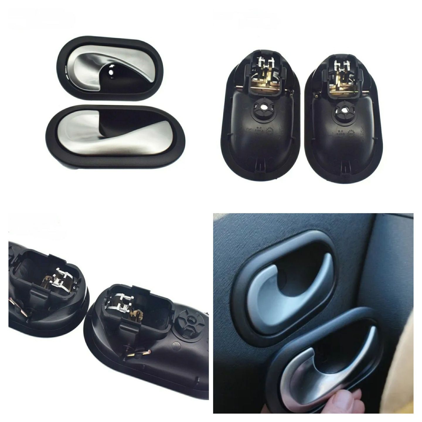 Puxadores Pega Manipulo Portas Interior Renault Clio Megane Scenic