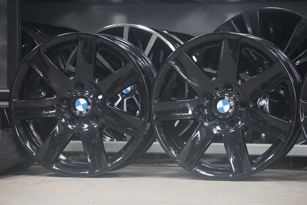 Alufelgi oryginał BMW 5x120 8Jx17 et47 cb72,6 czarne perła, nowe dekle