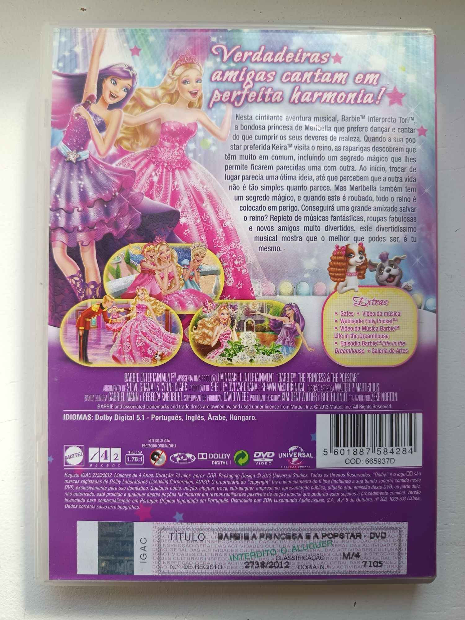 DVD Barbie pop star