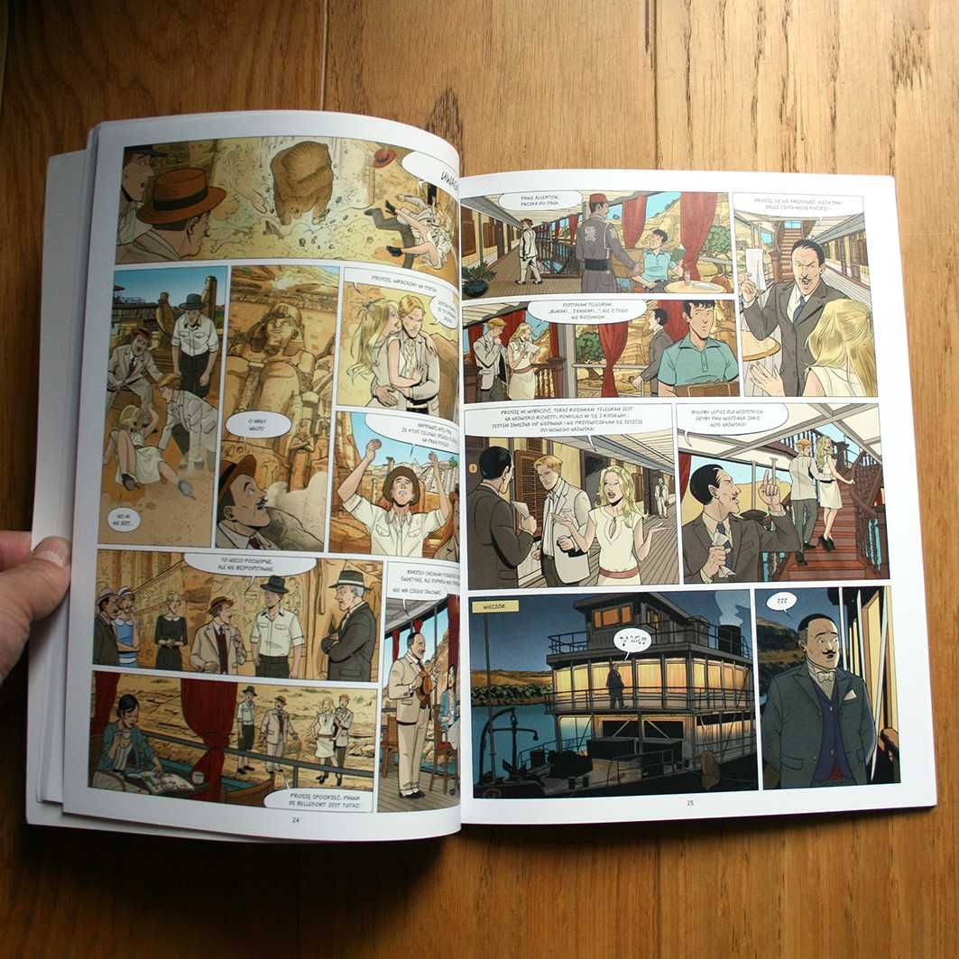 Komiks. Śmierć na Nilu. Seria Agatha Christie. Herkules Poirot