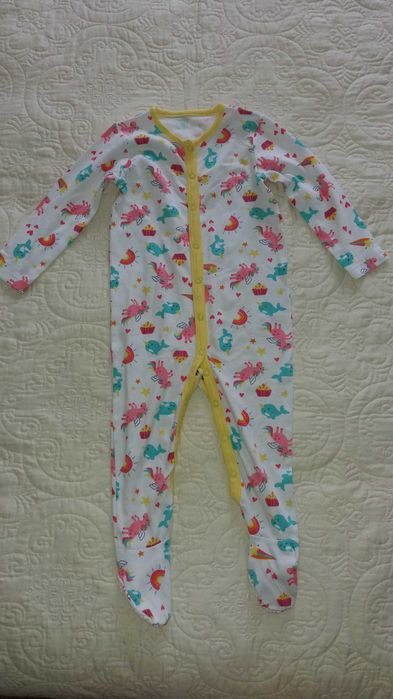 Чоловічок для дівчинки george, HM, боді lupilu, комбінезон для сну 86-