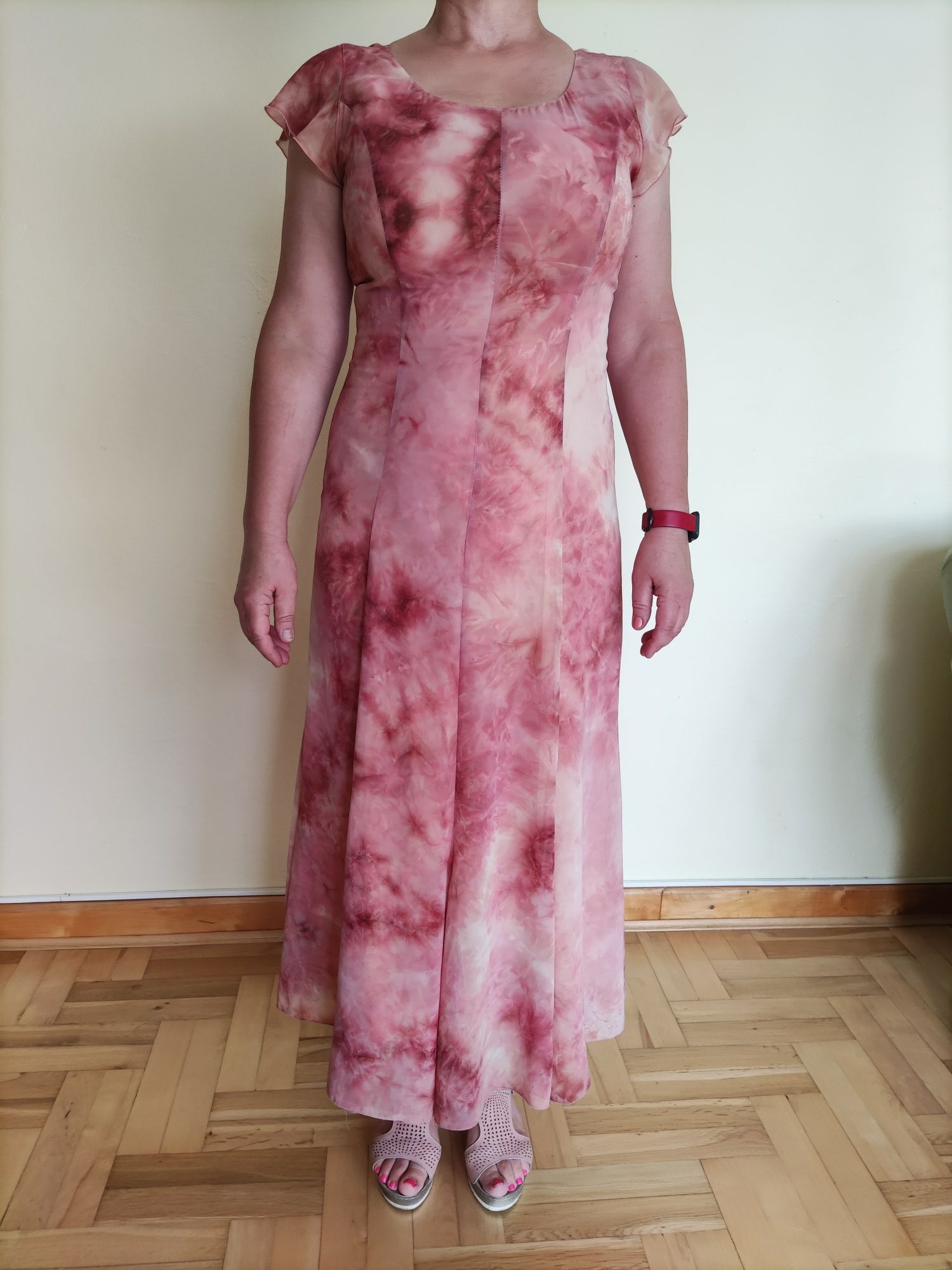 Sukienka długa -komplet dwuczęściowy
