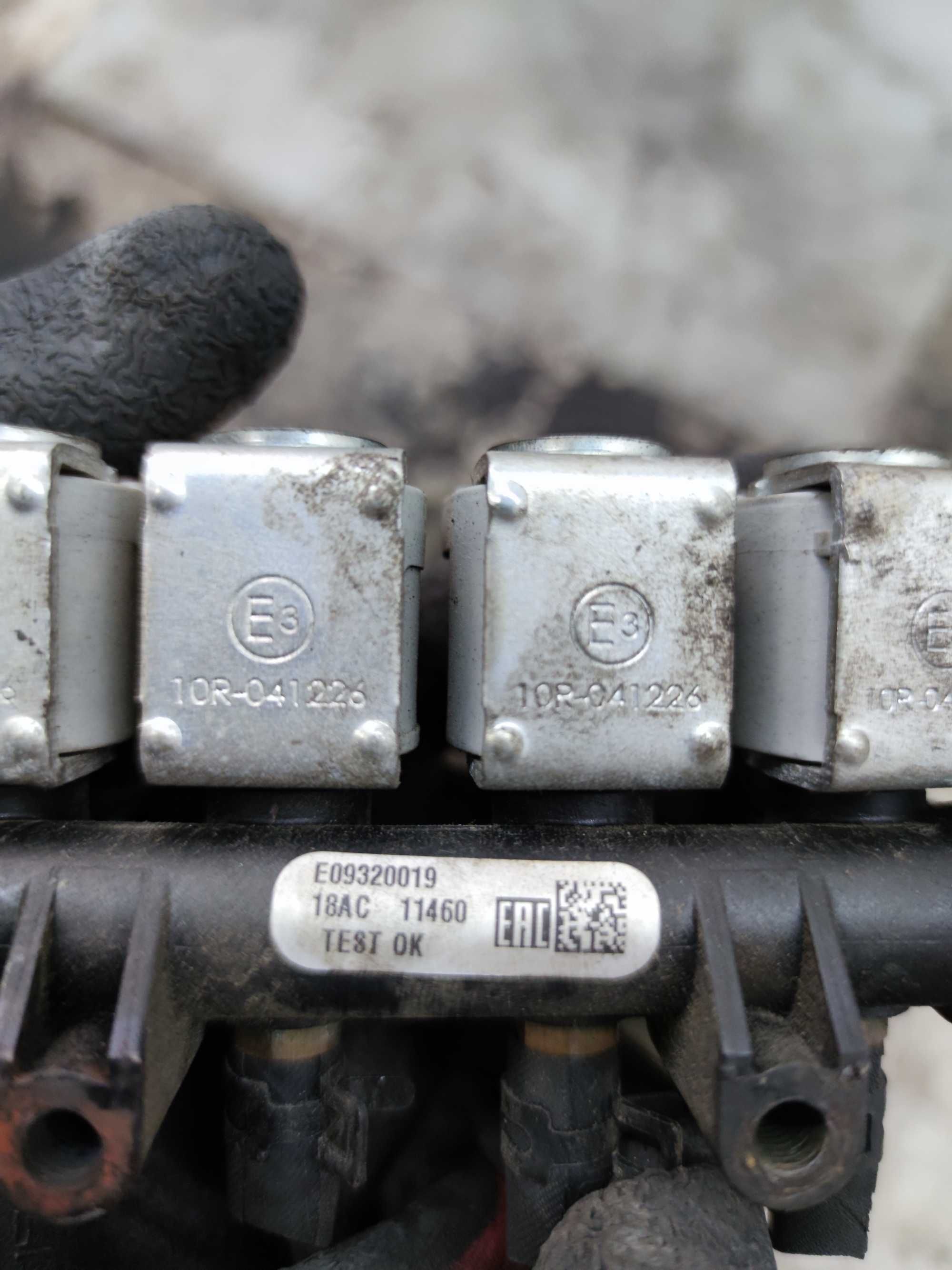 Listwa Wtryskowa Wtryskiwacze LPG 4 Cyl