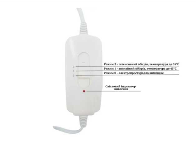 Електропростирадло з підігрівом електропростинь Electric blanс