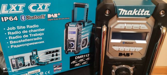 Radio Makita DMR 112 bluetooth DAB zasilacz w zestawie