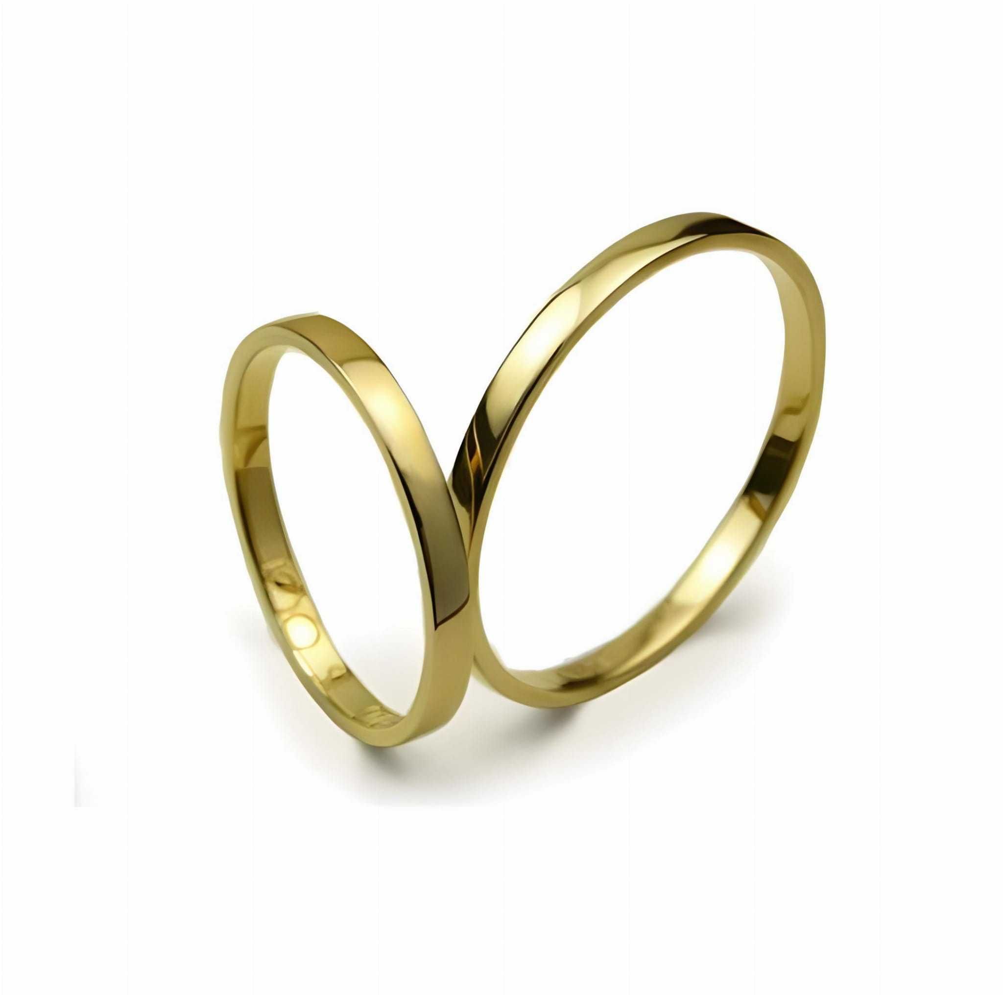 Obrączki ślubne 2mm próba 585 - GOLDRUN LIBERO KATOWICE