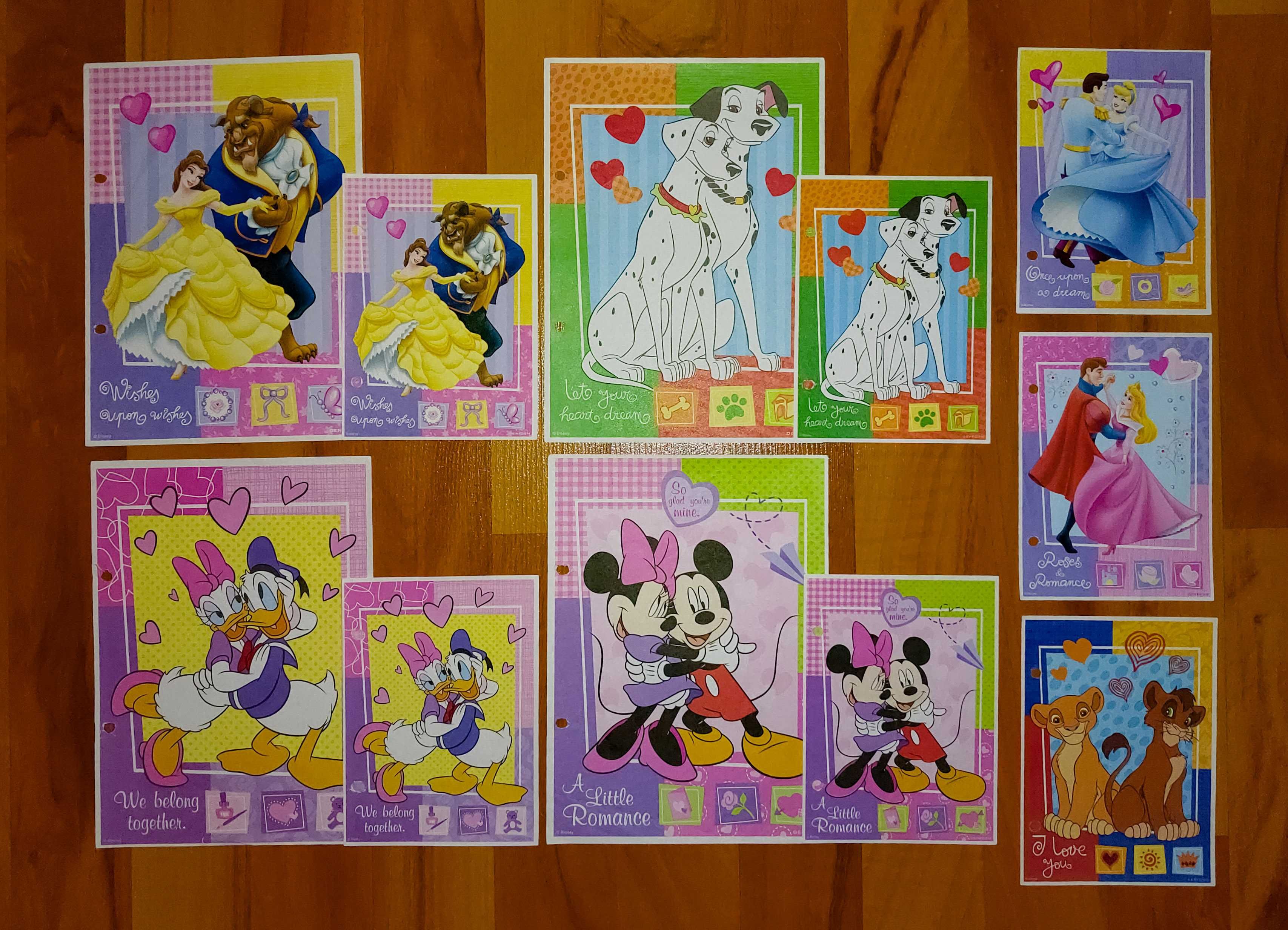 Karteczki Księżniczki, Myszka Miki/Minnie, Król Lew i inne A5 i A6