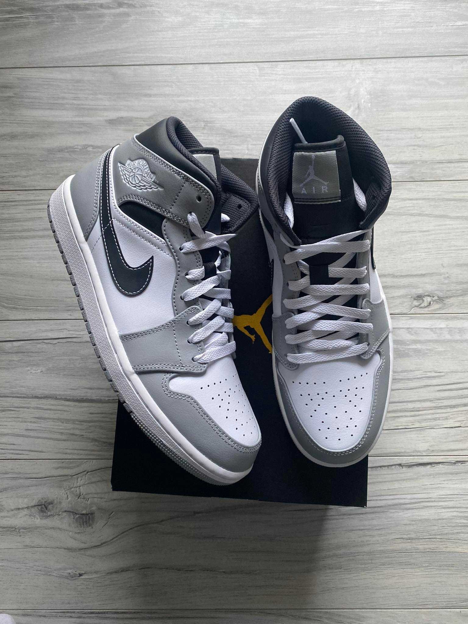 Nike Jordan 1 Mid Light Smoke Grey Anthracite r. 41