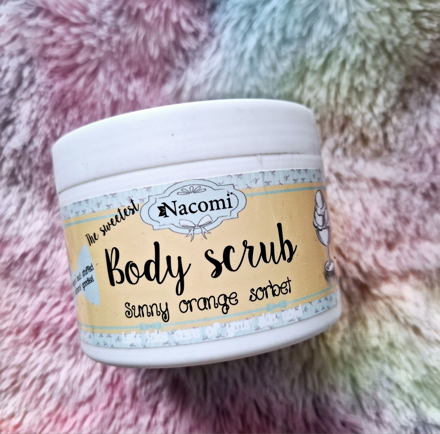 Nacomi Orange Sorbet cukrowy peeling do ciała antycellulitowy g