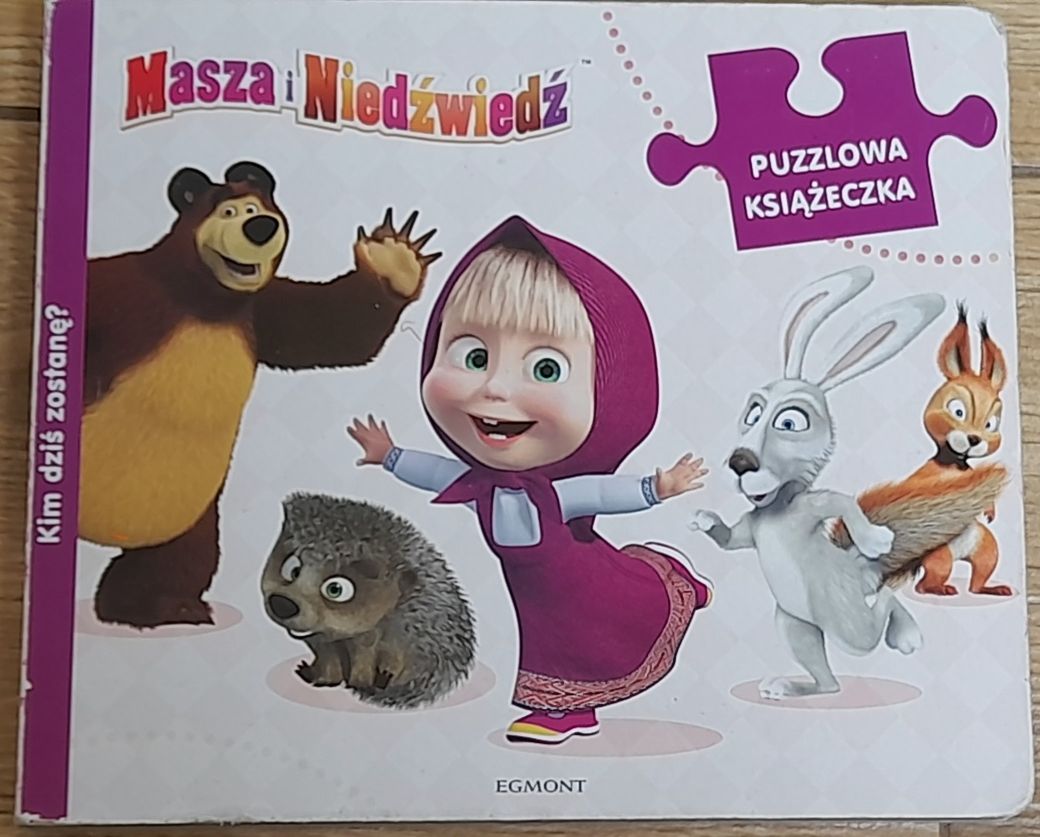 Masza i niedźwiedź puzzlowa książeczka