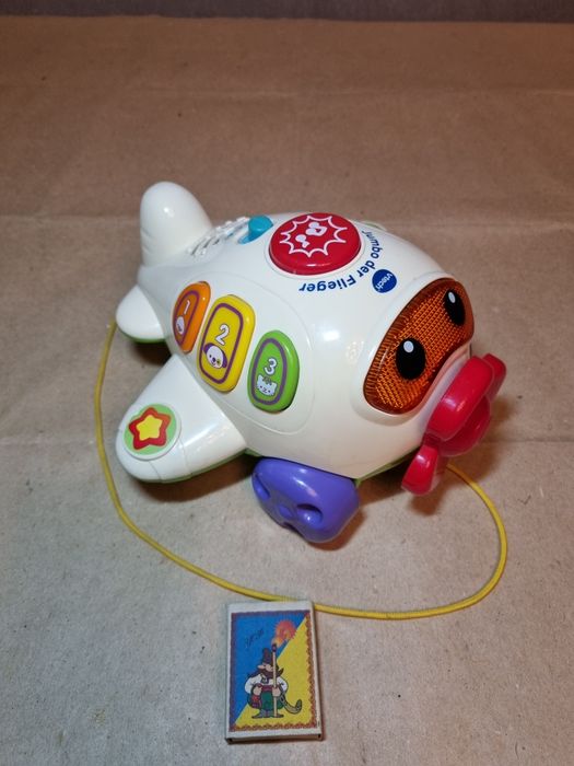 Развивающая игрушка - каталка интерактивный самолет Vtech
