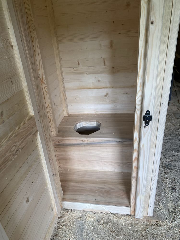 Wc na działke drewniany