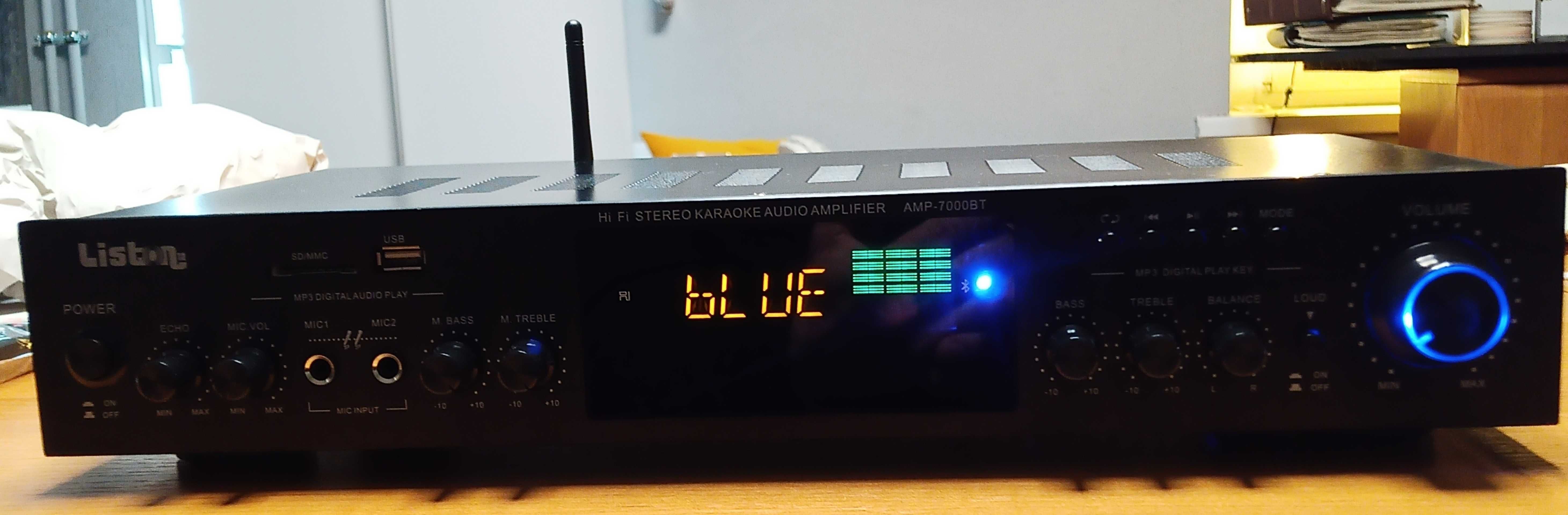 Amplituner Liston12 Hi Fi Stereo - bluetooth, usb, sd, karaoke