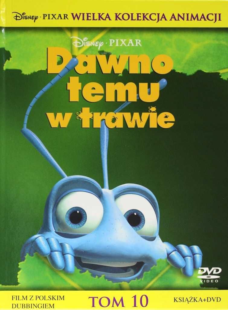 Dawno temu w trawie książka DVD Wielka Kolekcja Animacji nowa