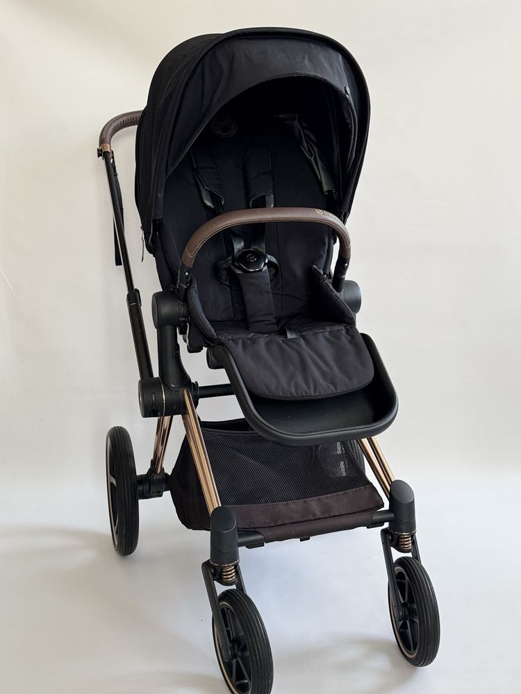 Wozek Cybex Priam 4.0 2w1 rose gold, gondola + spacerówka + gratisy