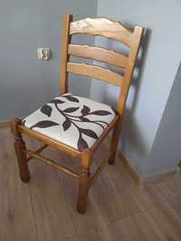 Krzesła drewniane - dębowe 5 sztuk