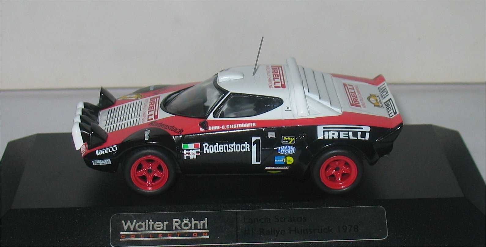 Ixo - Lancia Stratos HF - Rally Hunsruck 78 - Walter Rohrl