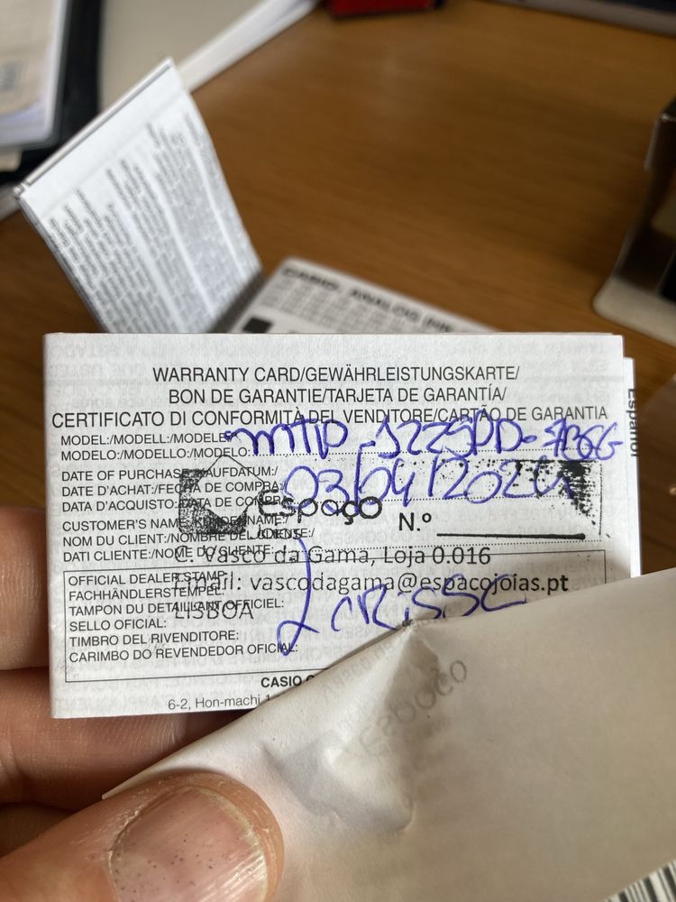 Relógio Casio desportivo Original com caixa e fatura