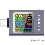 USB Type-C тестер HIDANCE HDC-085C струму, напруги, ємності