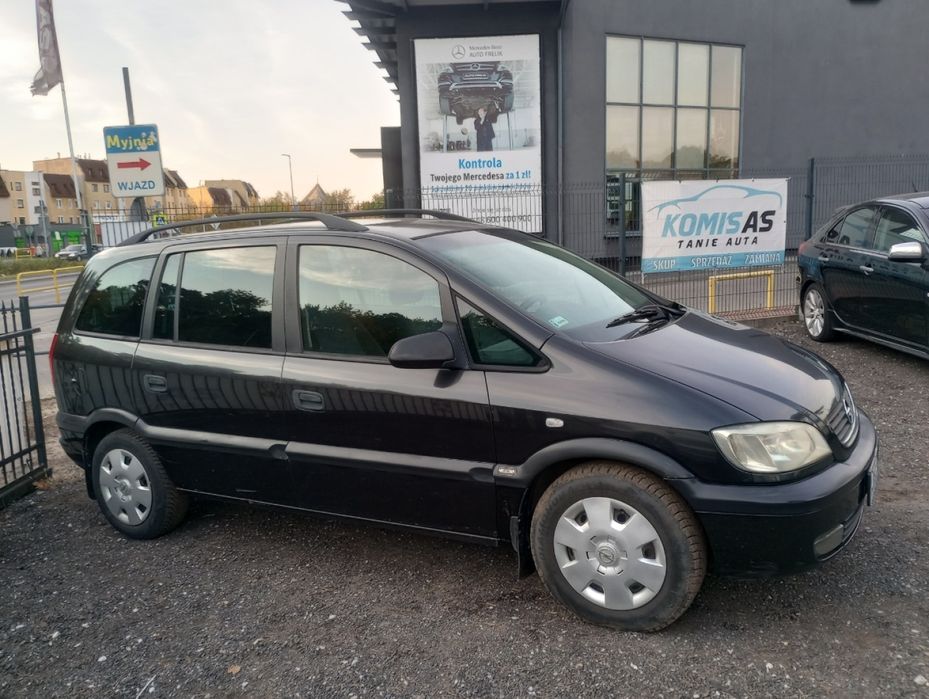 Opel Zafira 2.0D 101KM 2001r * 7 os hak klimatyzacja * TORUŃ