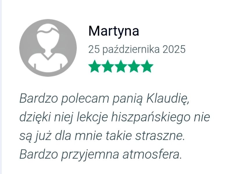 Korepetycje, lekcje i kursy z języka hiszpańskiego [online) 60-80 zł