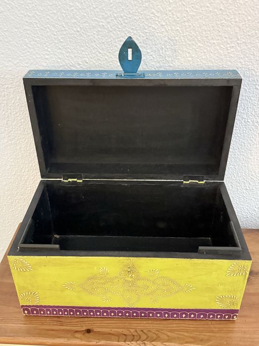 bau, arca, guarda joias, arrumação, decoração, indiano, rustico