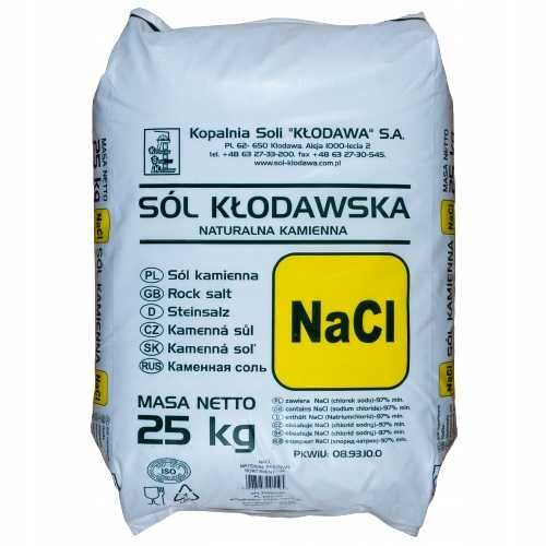 Sól kłodawska 25 kg niejodowana Kraków Wieliczka