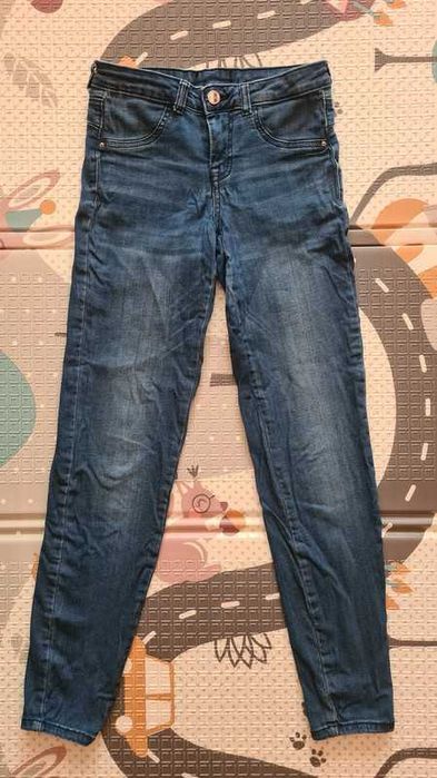 Granatowe jeansy Denim Collection Mohito 34 xs