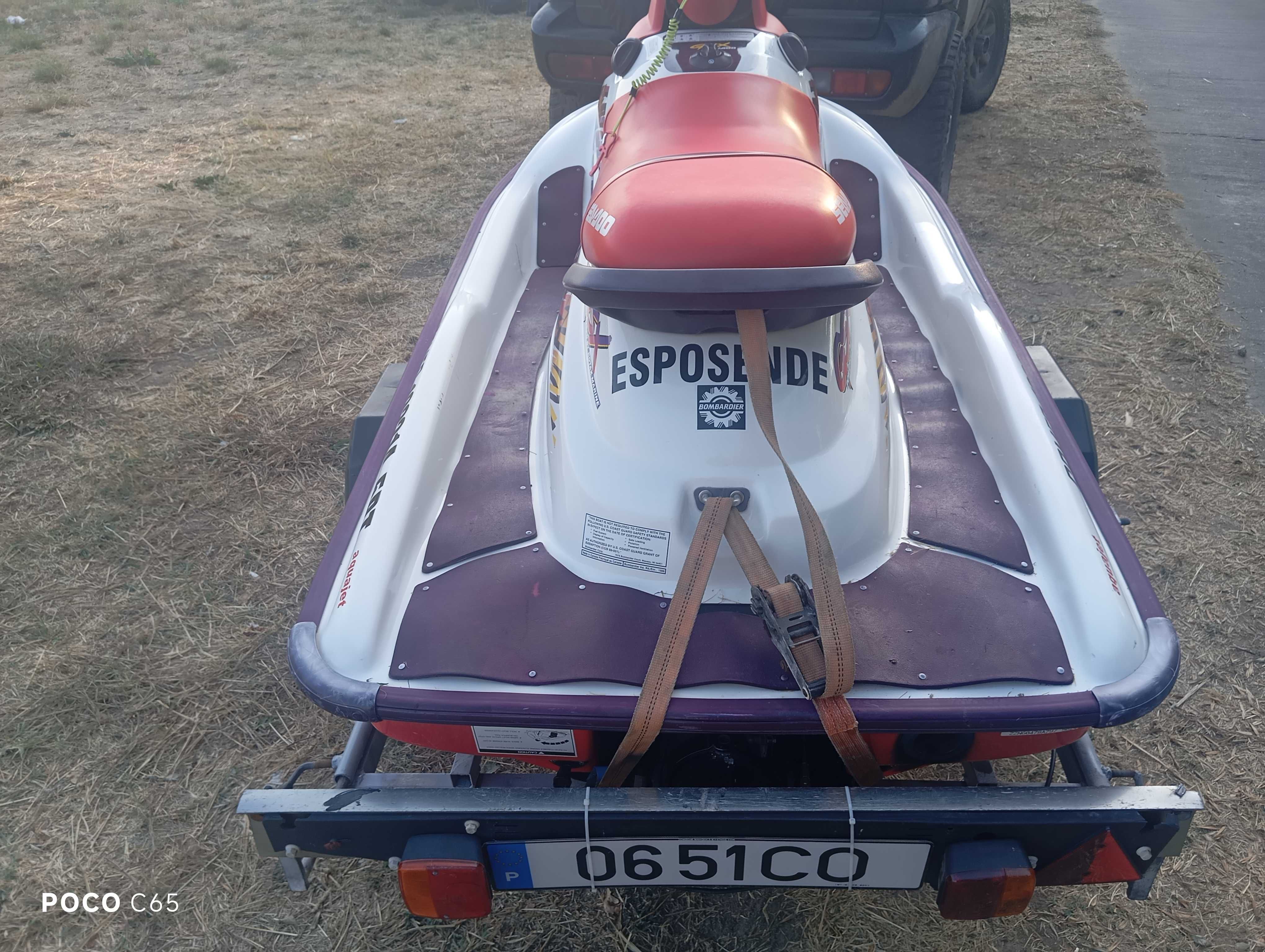 Vendo/troco Sea-doo GSX 110 cv (com 109 horas de uso)+ reboque