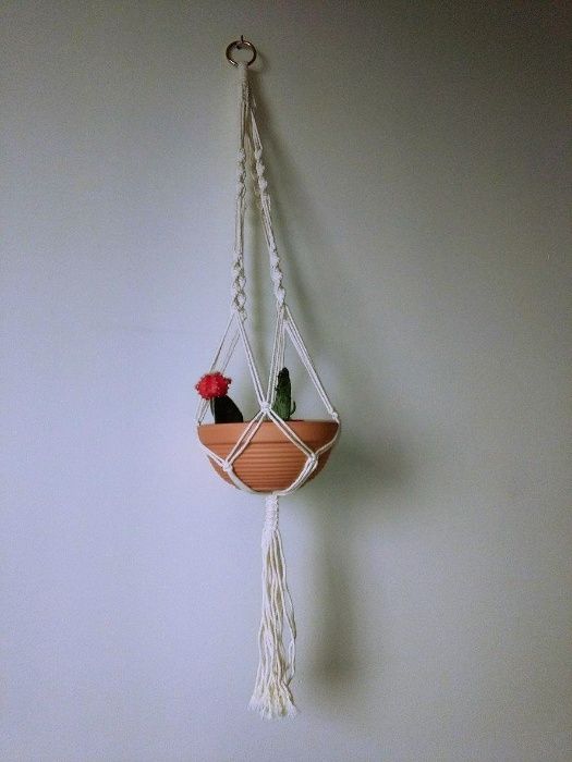 Suportes Vaso Macramé (vários modelos) - NOVOS