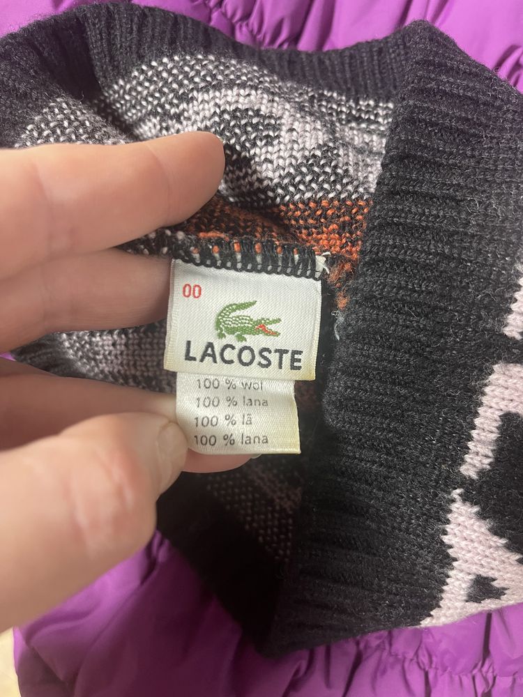 Шапка Lacoste 5-8 лет демисезонная детская