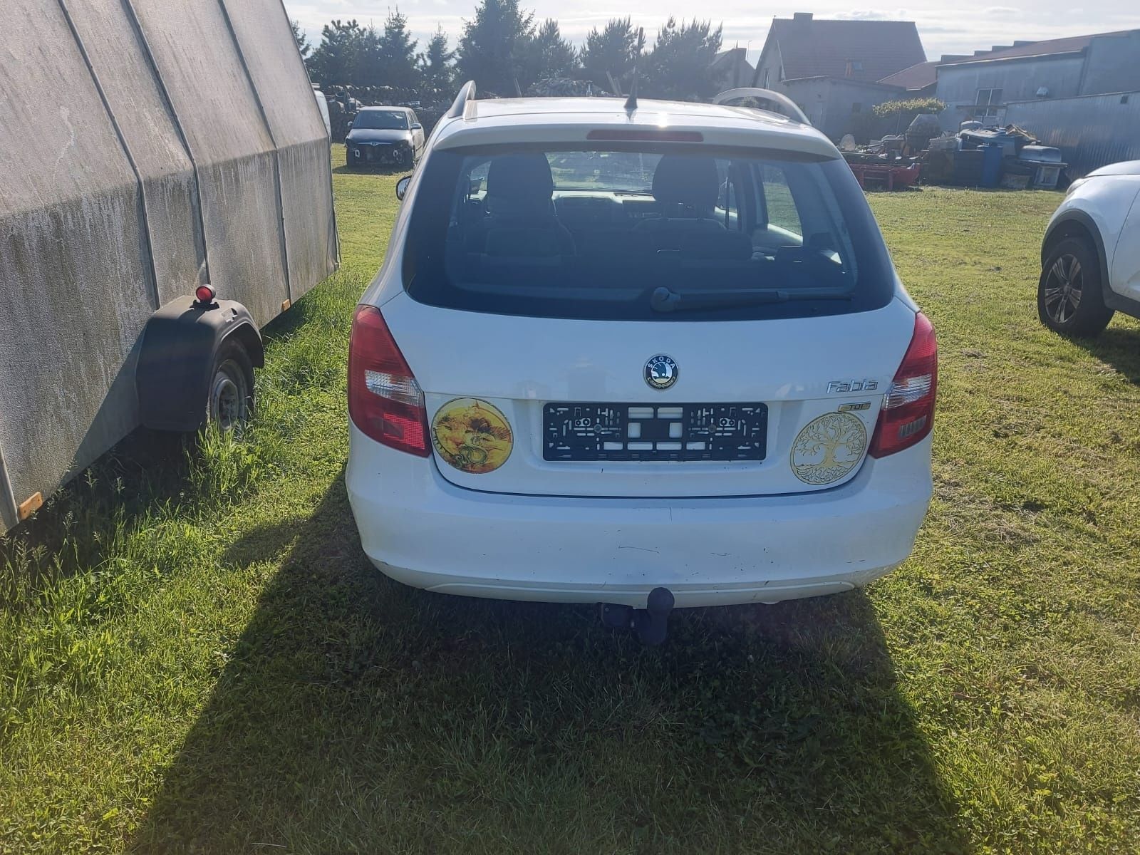 Skoda Fabia II 2 2012r lampy  tył lewa i prawa