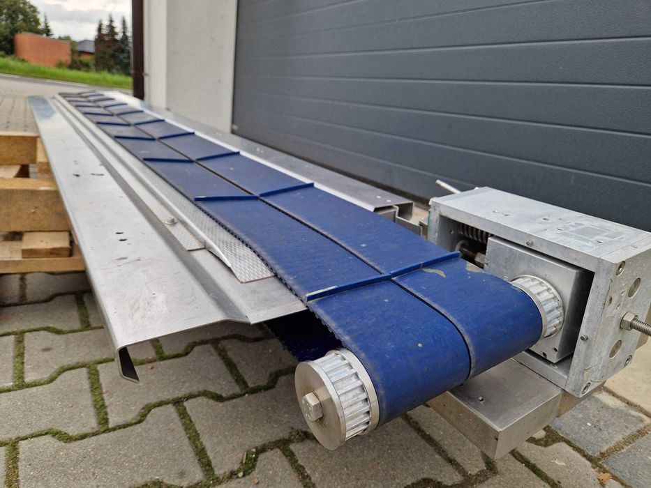 Podajnik taśmowy taśmociąg transporter przenośnik stal nierdzewna KO