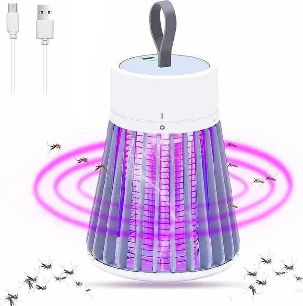 Антимоскитная лампа от комаров Отпугиватель уничтожитель насекомых