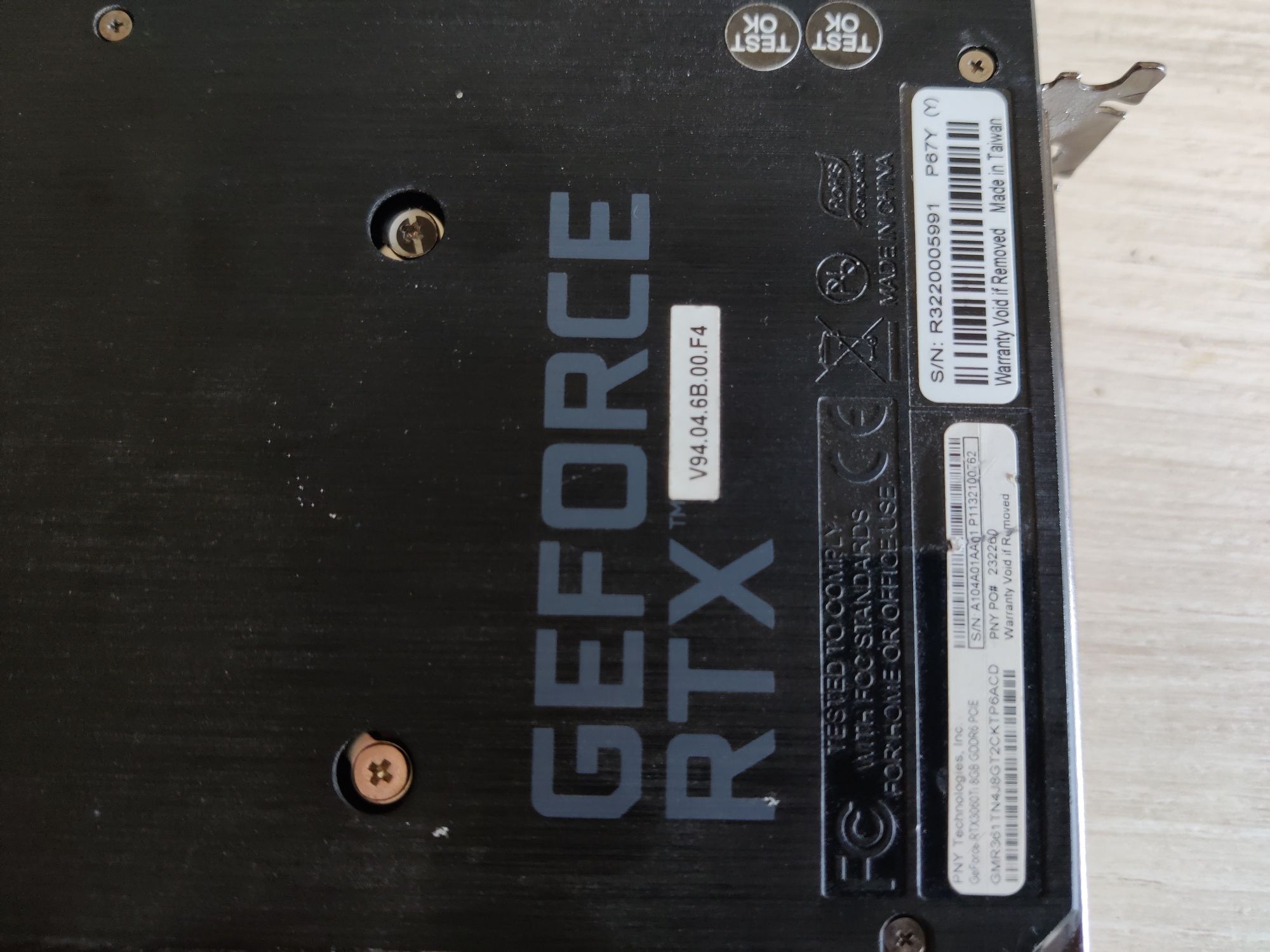 Karta graficzna PNY GeForce RTX 3060 Ti VERTO DUAL FAN 8GB GDDR6