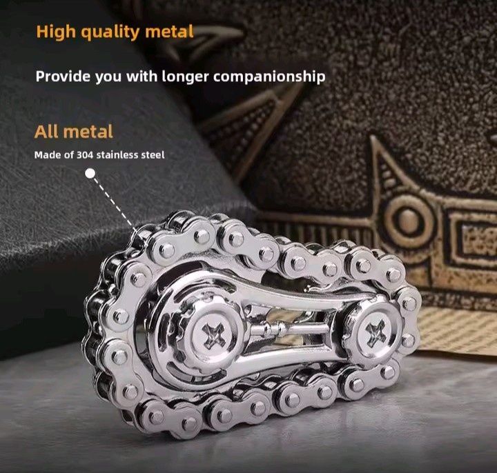 Premium Metal Fidget Spinner – Smooth, Silent, Anti-Stress Desk Toy