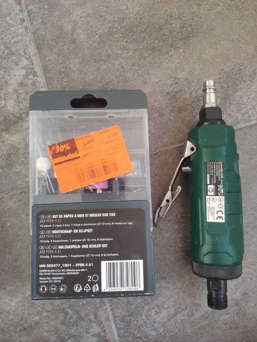 Шліфувальна машинка пневматична пряма Parkside для шиномонтажу