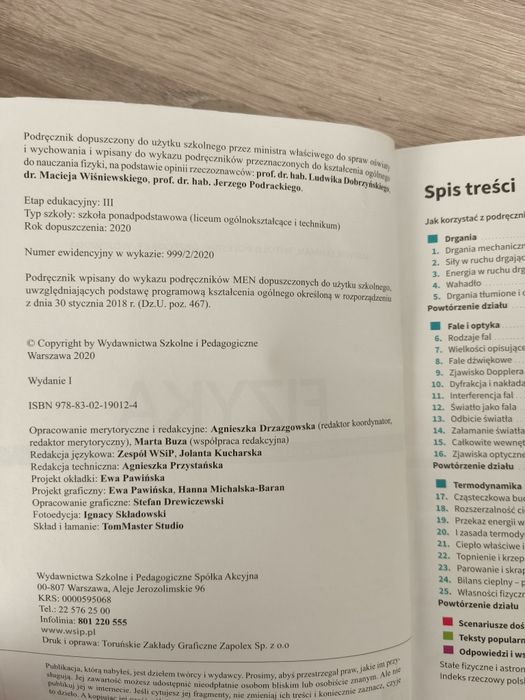 Podręcznik do fizyki