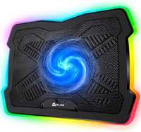 KLIM Ultimate Podkładka chłodząca do laptopa RGB z ramką LED
