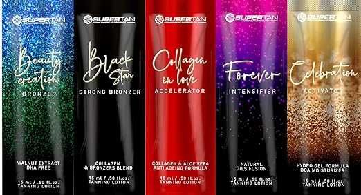 Косметика для солярію SuperTan для салонів та приватних осіб