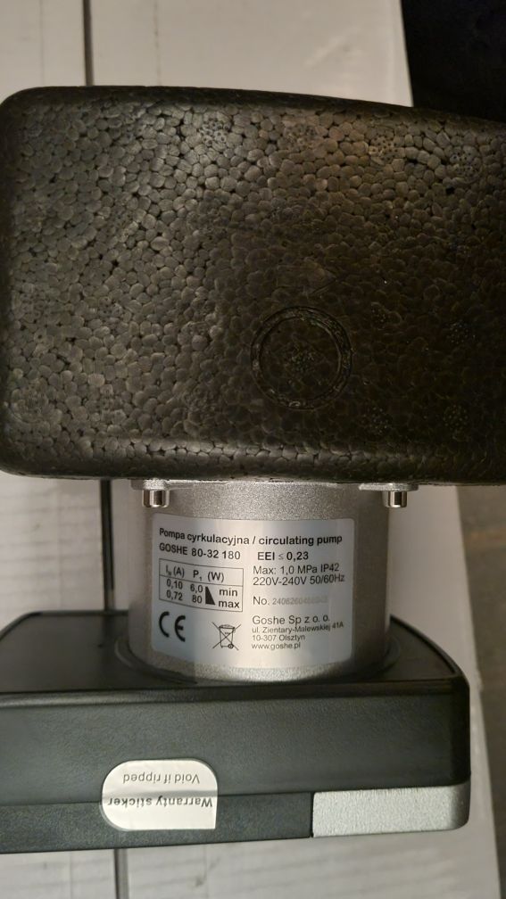 Pompa obiegową Goshe elektroniczna nowa  APM 32/80 L-180