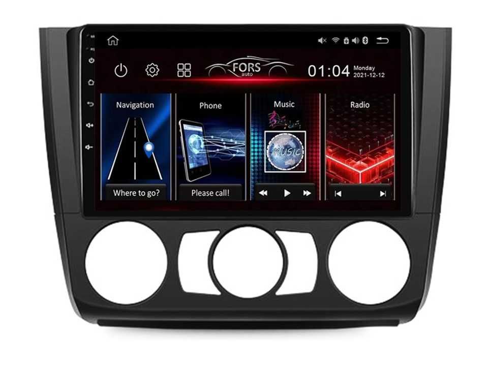 Radio samochodowe Android BMW 1-Series (9", manual AC) 2008.-2012