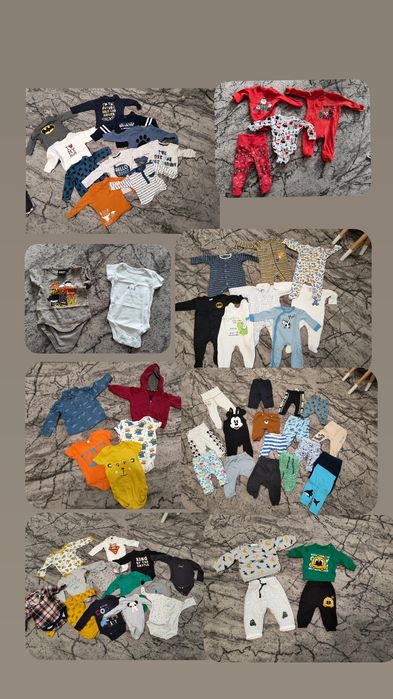 Duża paka ubranek chłopięcych, r.68